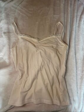 brandy Lace-Trim Camisole Tank Top